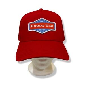 Happy Dad Red Baseball Cap